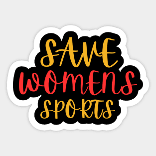 save womens sports Sticker